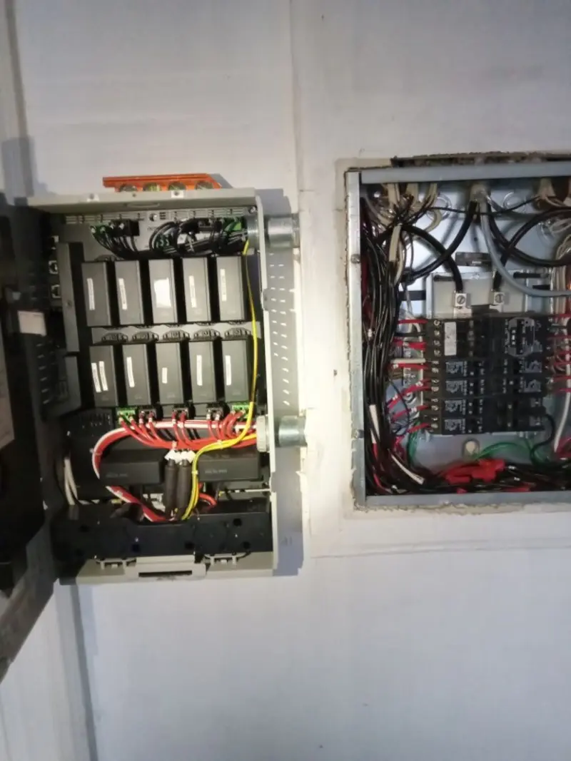 Electrical panel upgrade completed for Security Camera Wiring in Lansdowne